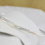 Sterling Silver And Gold Bangle, thumbnail 4 of 7