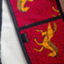 African Print Oven Gloves | Red Horse Abi Print, thumbnail 3 of 3