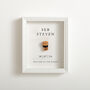 Personalised New Baby First Toast Cork Frame, thumbnail 2 of 3