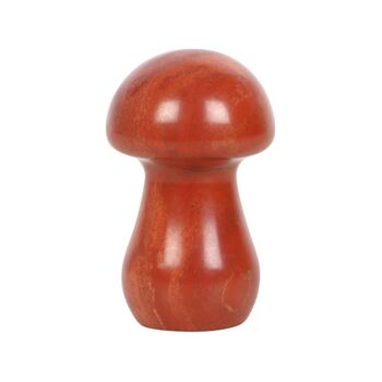 Magical Red Jasper Crystal Mushroom, 2 of 3