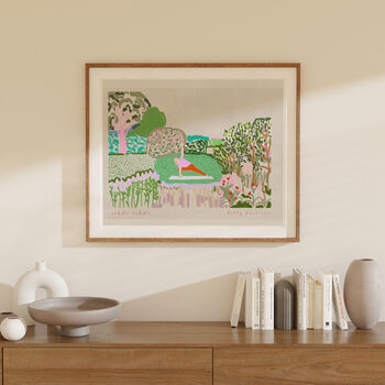 Yoga Mindfulness Art Print Inhale Exhale Poster, 6 of 9