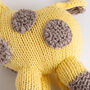 Lottie The Giraffe Easy Cotton Knitting Kit, thumbnail 6 of 8