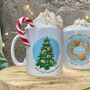 Personalised Pastry Christmas Tree Mug With Hot Choc Kit, thumbnail 1 of 4