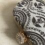 White Handcrafted Oval Clutch Bag, thumbnail 10 of 10