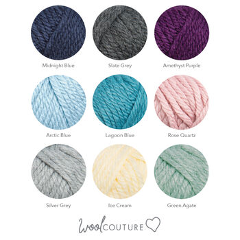 Kids Pom Pom Scarf Easy Knitting Kit, 6 of 6