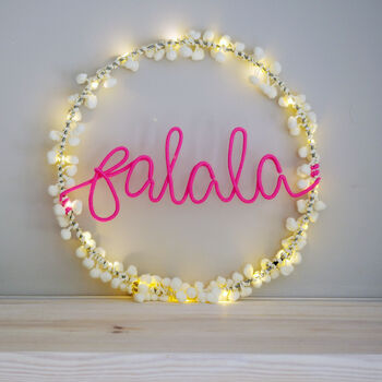 Fa La La Wreath Light, 7 of 10