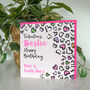 Leopard Love Bestie Birthday, thumbnail 2 of 3