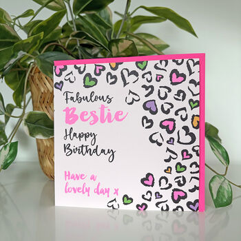Leopard Love Bestie Birthday, 2 of 3