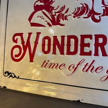 Metal 'Most Wonderful Time Of The Year' Sign, 2 of 2