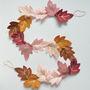 Autumn Leaf Felt Garland, thumbnail 6 of 6