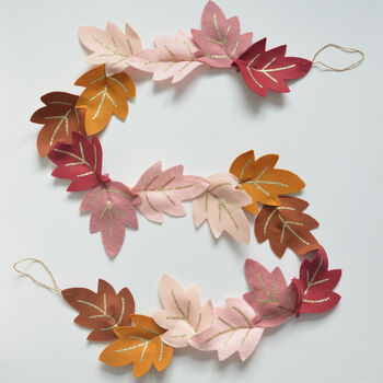 Autumn Leaf Felt Garland, 6 of 6