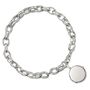 925 Sterling Silver Links Round Locket Bracelet, thumbnail 3 of 5