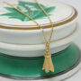 Lily Pendant With 22ct Gold Plating, thumbnail 2 of 5