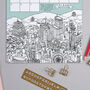 2024 City Drawings Wall Calendar, thumbnail 3 of 6
