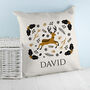 Personalised Nordic Woodland Cushion Cover, thumbnail 4 of 5