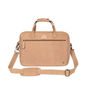 Personalised Leather Compact Laptop Satchel In Camel, thumbnail 3 of 10