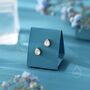 Sterling Silver Tiny Cz Droplet Earrings, thumbnail 3 of 12