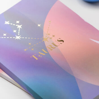 Taurus Zodiac Luxury Notebook, 5 of 5