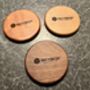 Personalised Solid Cherry Wooden Wireless Charger, thumbnail 9 of 9