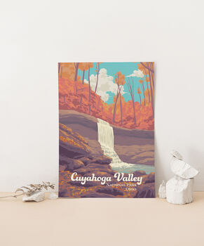Cuyahoga Valley National Park USA Travel Poster Print, 3 of 8