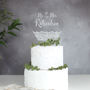 Personalised Wedding Cake Topper With Lace Design, thumbnail 4 of 9
