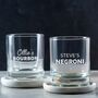 Personalised Engraved Glass Tumbler, Custom Cocktail Glass Gift For Friends, thumbnail 5 of 9