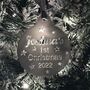 Baby's 1st Christmas Personalised Tree Decoration, thumbnail 11 of 12