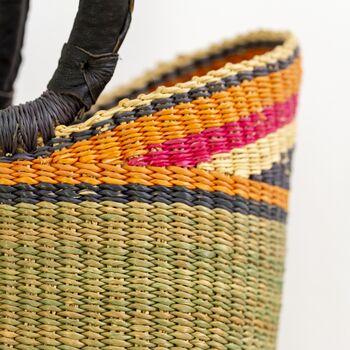 Tutti Handwoven Shopping Basket, 2 of 4