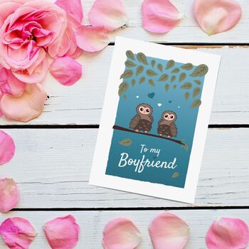 'To My Boyfriend' Valentines Day Card, 6 of 12