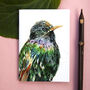 Inky Starling Notebook, thumbnail 1 of 8