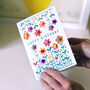 Handmade Birthday Card With Pom Pom Flowers, thumbnail 1 of 5