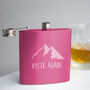 'Piste Again' Engraved Hip Flask, thumbnail 6 of 10