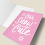 'Ohh Snow Cute' Christmas Card, thumbnail 5 of 5