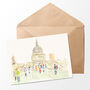 St Paul's Cathedral Greeting Card, thumbnail 2 of 3