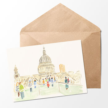 St Paul's Cathedral Greeting Card, 2 of 3