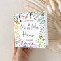 Personalised Wedding Card Wildflower, thumbnail 1 of 4