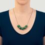 Ora Bolas | Beaded Necklace In Green, thumbnail 2 of 3