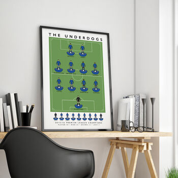 Leicester City The Underdogs Poster, 3 of 8