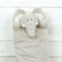 Elephant Hot Water Bottle Cover, Gift Boxed, Nb, thumbnail 3 of 7