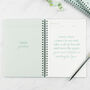 Personalised Ivf Journey Planner Mint, thumbnail 9 of 11