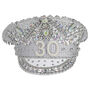 Rhinestone And Pearl Embellished 30th Birthday Hat, thumbnail 2 of 3