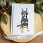 Rottweiler Christmas Card, thumbnail 1 of 7