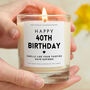 Funny 40th Birthday Candle Gift, thumbnail 1 of 9