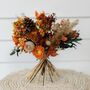 Autumn Dried Flower Gift Bunch, thumbnail 1 of 4