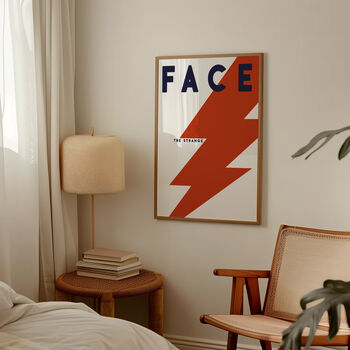 Face The Strange Giclée Retro Art Print, 2 of 3