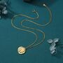 Sterling Silver Greek Coin Pendant Necklace, thumbnail 4 of 12