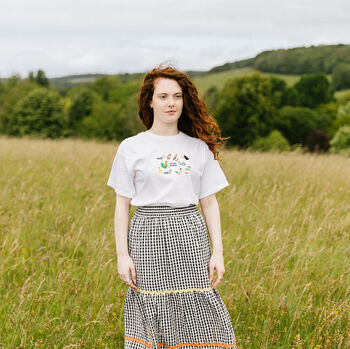 Always Peckish Embroidered T Shirt, 2 of 4