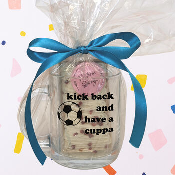 Football Funny Pun Mugs And Cake, 4 of 4