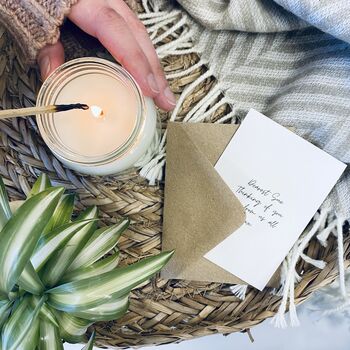 No Words … Just Hugs Handmade Scented Soy Candle, 2 of 12