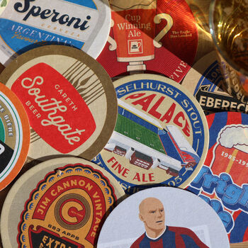 Crystal Palace Football Beer Mats X9, 7 of 7